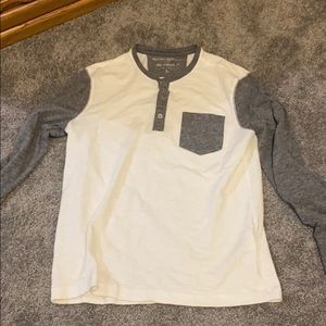 Banana republic long sleeve baseball tee